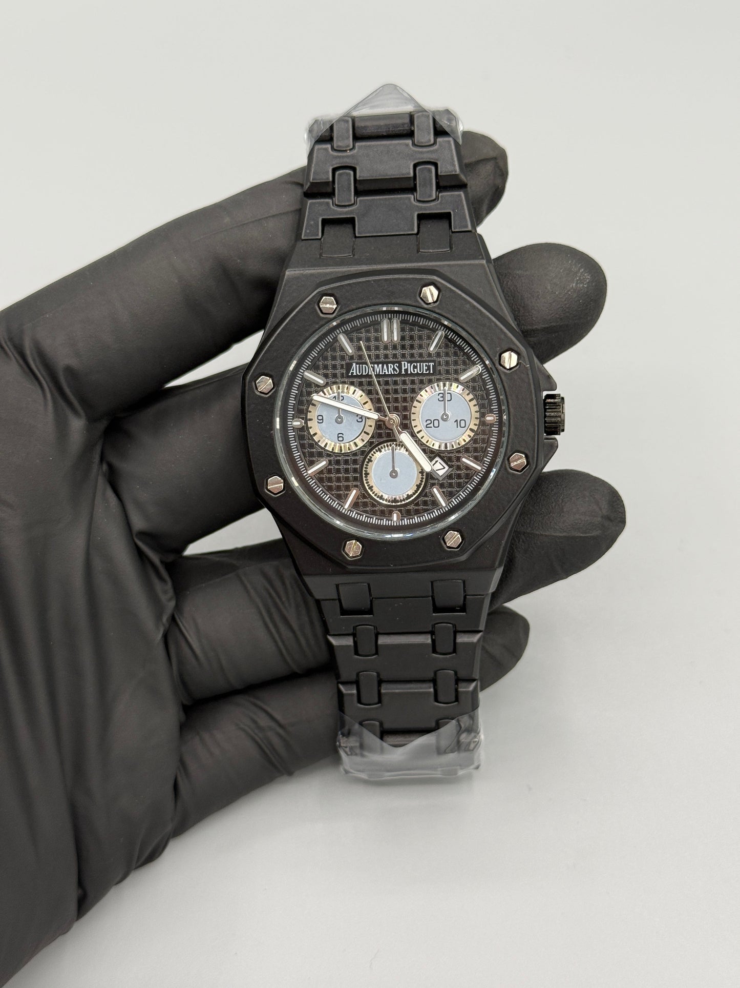 AP Stainless Steel Full Black Chrono style