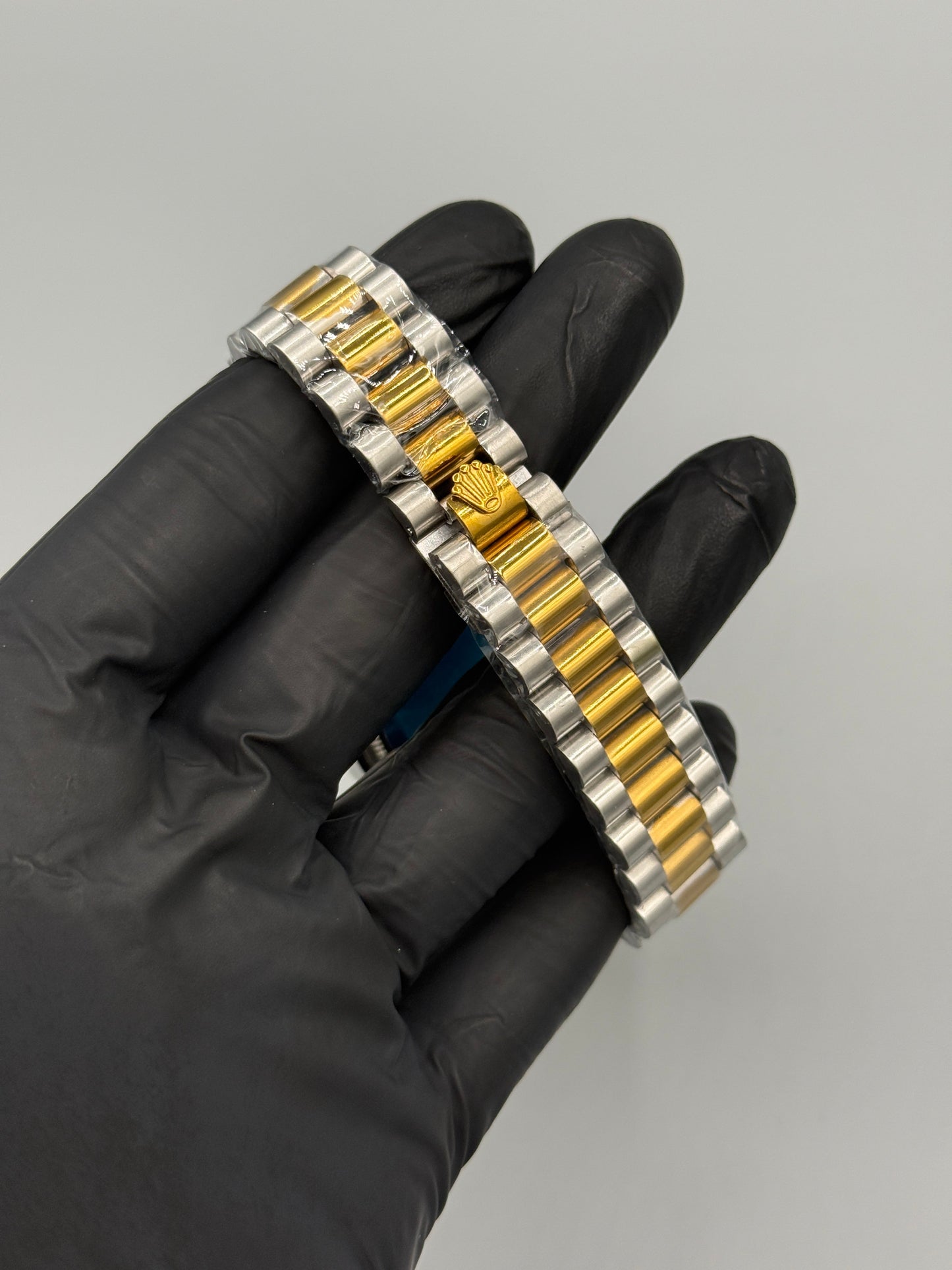 Rolex Oysters Perpetual Date Just Two Tone Blue Dial