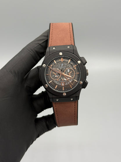 Hublot Geneve Chrono Style Leather Strap