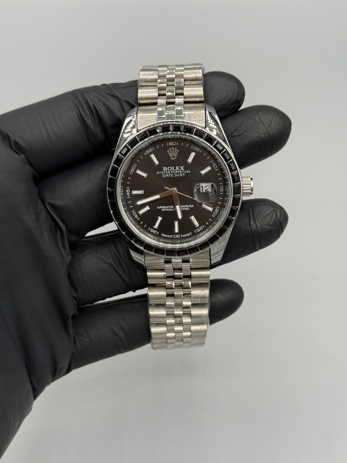 Rolex Oysters Perpetual Date Just Stone