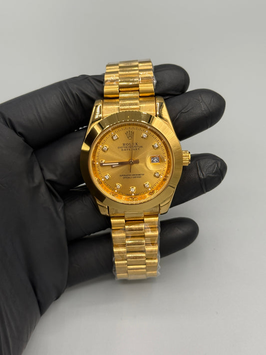 Rolex Oysters Perpetual Date Just Full Gold