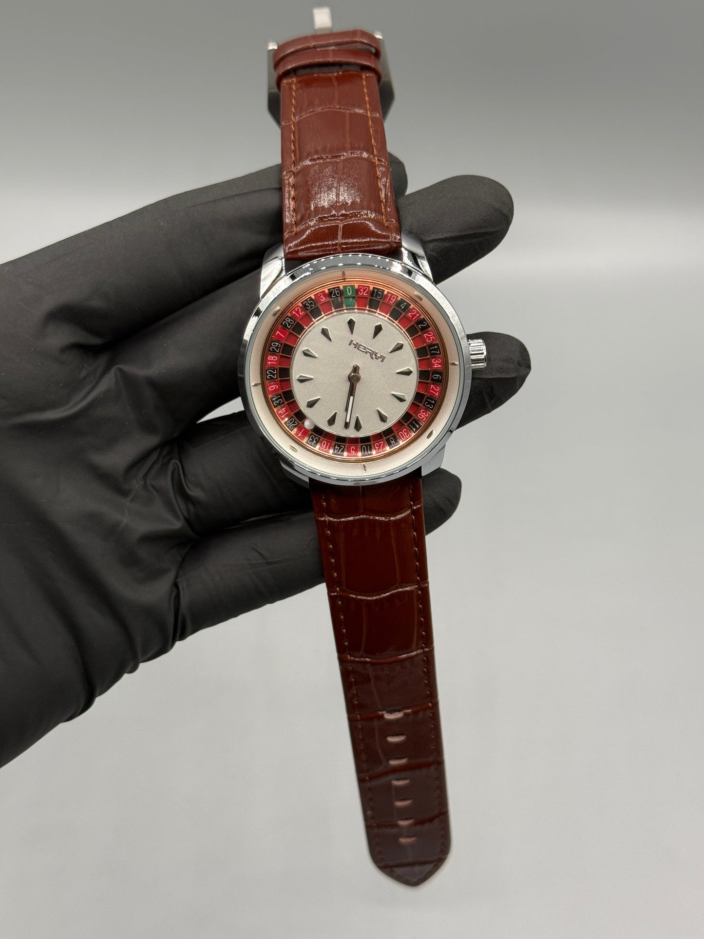 High Quality Casino Watch Leather Strap