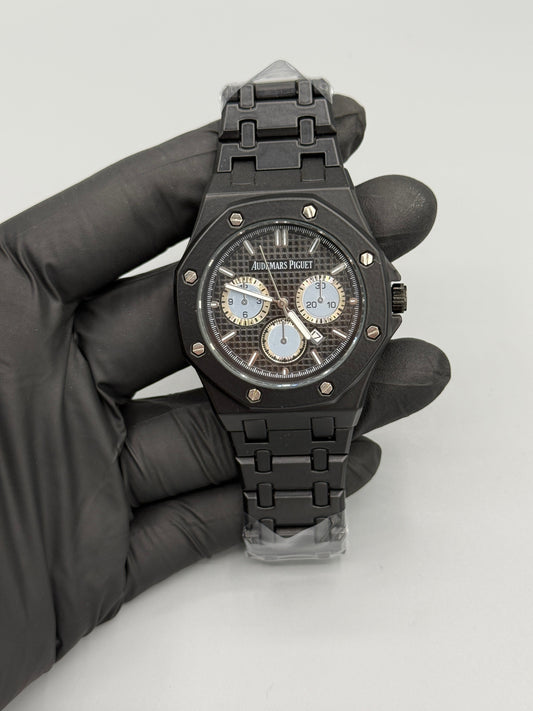 AP Stainless Steel Full Black Chrono style