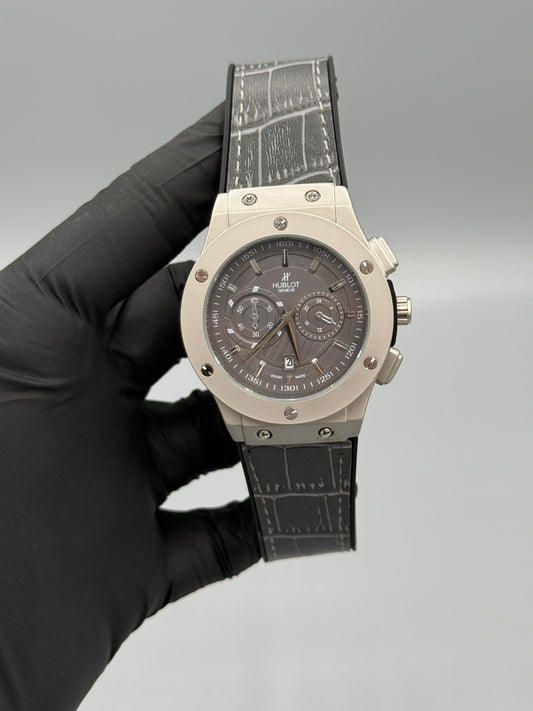 Hublot Geneve Chrono Style Leather Strap