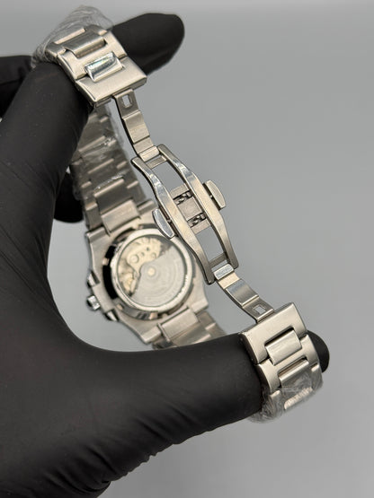 Patek Philippe Geneve Automatic Sun - Moon Stainless Steel