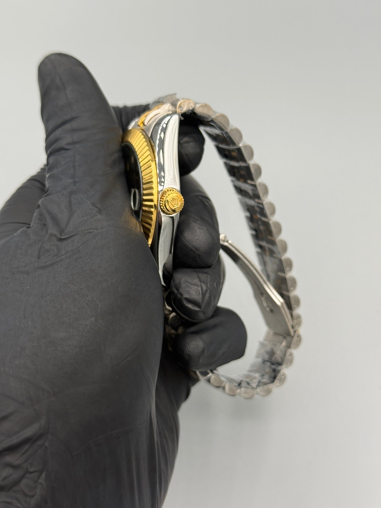 Rolex Oysters Perpetrators Date Just Roman Numerals Two Tone