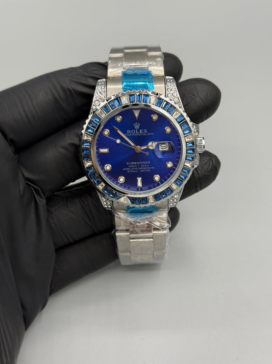 Rolex Submariner Stone Rotating Dial With Master Lock