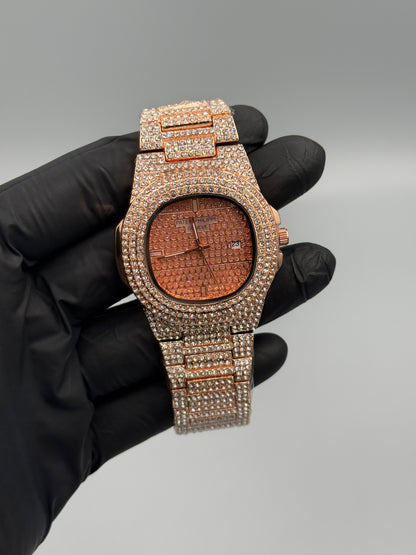 Patek Philippe Iced out Stone Watch