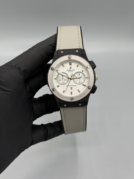 Hublot Geneve Chrono Style Leather Strap