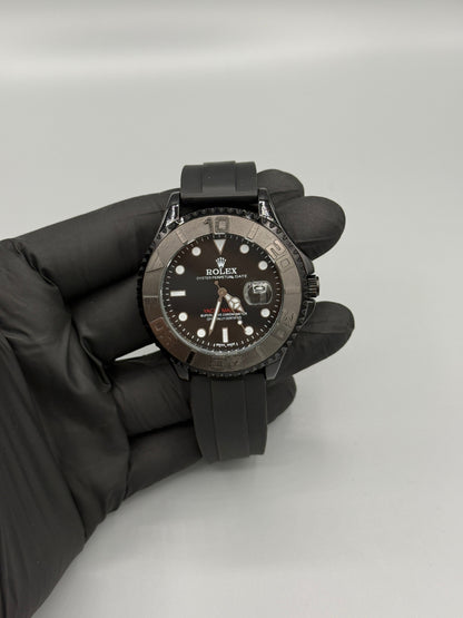 Rolex Submariner With Rubber Strap Rotating Dial